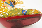 Christian Louboutin May Wong 100 Booties In Brocade & Fur Size 38 Fw0826lzxdu