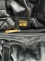 Chanel 22 Black Quilted Leather Backpack Eb0225olxzsa