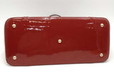 Gucci Red Patent Leather Microguccissima Dome Satchel Bag Eb1026oxzsa