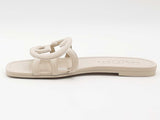 Gucci Interlocking G Slides White Size 35 Aa0926ozxsa