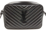 Yves Saint Laurent Chevron Quilted Leather Lou Crossbody Camera Bag Eb0826pcrdu