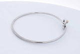 Tiffany & Co. Love Knot Sterling & 18k Yellow Gold Bangle Bracelet 7g Eb0526crde