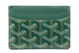 Goyard Green Goyardine Saint Sulpice Card Holder Eb0626lrxde