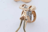 0.56cttw Diamond Omega Back Earrings In 14k Yellow Gold 9.3 Grams Eb0526sxzde