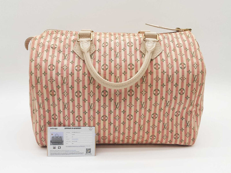Louis Vuitton Monogram Mini Lin Croisette Speedy 30 Handbag Sd0825rcrde