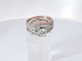 1.85 Cttw Diamond 14k Rose Gold Wedding Ring Size 8 Aa0925oexzsa