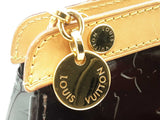 Louis Vuitton Brea Mm Handbag In Monogram-embossed Burgundy Vernis Fw0526pzxdu