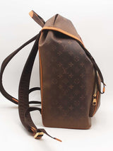 Louis Vuitton Monogram Montsouris Gm Brown Backpack Aa0925ozxzsa