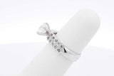 1.2cttw Diamond Ring In 14k White Gold 5 Grams Size 4.75 Eb0126rxzsa