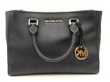 84524 Ebay Live Michael Kors Black Saffiano Leather Handbag Do0226lrde