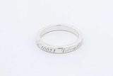 Tiffany & Co. Sterling Silver 727 Fifth Avenue New York Ring 2.7g Sz 5 Eb125oxdu