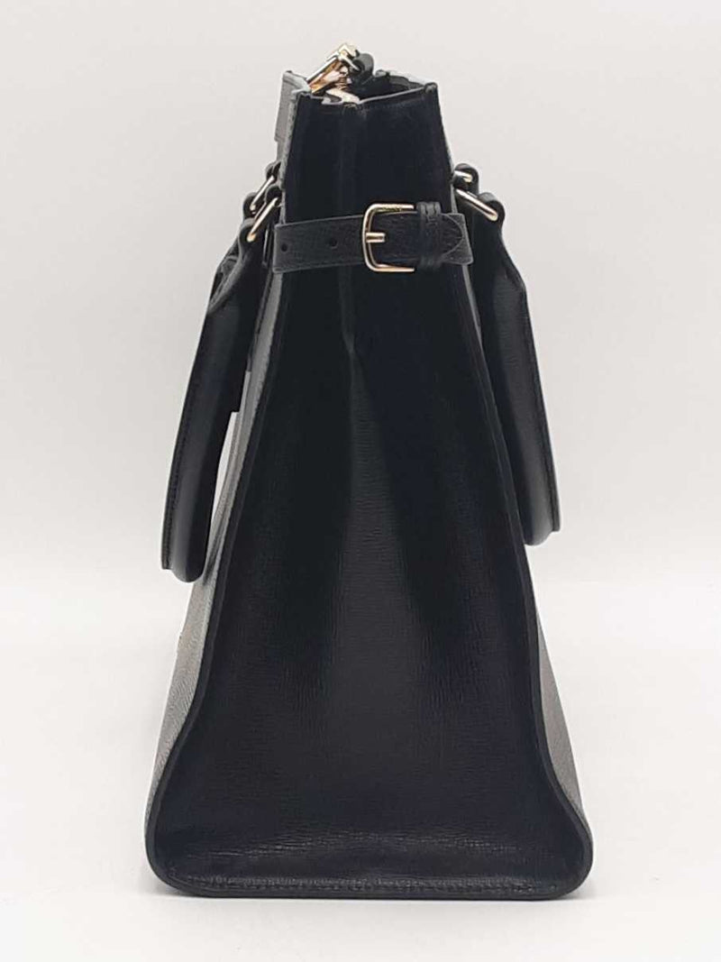 Bally Satchel Tabby Crossbody Black Aa0525ozxsa