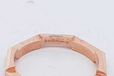 Gucci 18k Rose Gold Link To Love Mirrored Ring 3 Grams Gucci Size 11 Eb0326orxsa