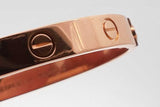 Cartier 18k Rose Gold Love Bracelet 31.9 Grams Size 17 Eb0326wxxzdu
