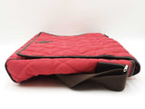 Ferrari Quilted Red Nylon Messenger Crossbody Bag Sd1125lzxdu