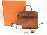 Hermes Fauve Barenia Faubourg Birkin 25 Handbag Aa0126ospzxsa