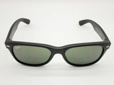 Ray-ban Rb 2132 New Wayfarer Black Frames Green Lens Sunglasses Do0225pxde