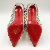 Christian Louboutin Full Kate 100 Calf Glitter Specchio Size 40 Sd0525orzsa