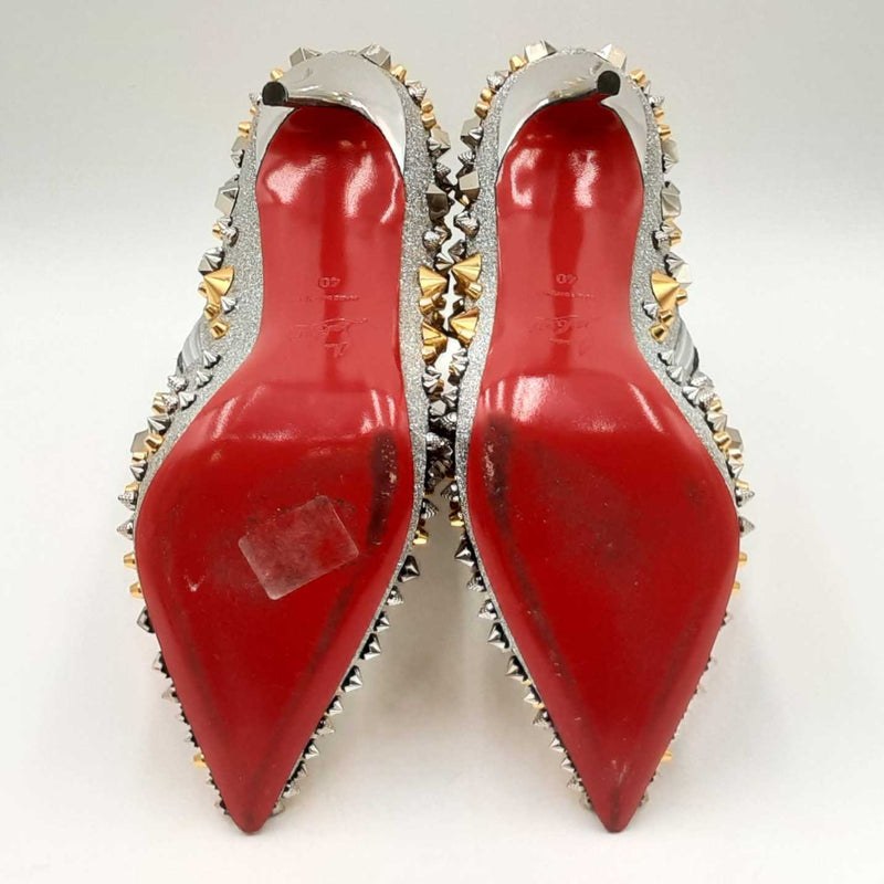Christian Louboutin Full Kate 100 Calf Glitter Specchio Size 40 Sd0525orzsa