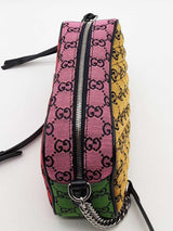 Gucci Gg Monogram Marmont Multicolor Canvas Camera Crossbody Bag Eb0526exzde