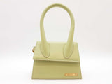 Jacquemus Le Chiquito Moyen Light Green Leather Handbag Sd0326oorde