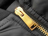 Gianni Versace Black Nylon Bomber Jacket Size Italian 54 Do1025orxde