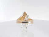 1.3ctw Diamonds 14k Yellow Gold 8.2 Grams Ring Size 6.5 Sd0625lzxzsa