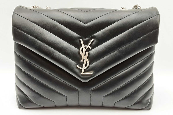 Yves Saint Laurent Loulou Quilted  Chevron Leather Shoulder Bag Eb0924loxzdu