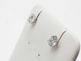 1.12 Cttw Lab Grown Diamonds 14k White Gold 0.8g Stud Earrings Do0726orxde