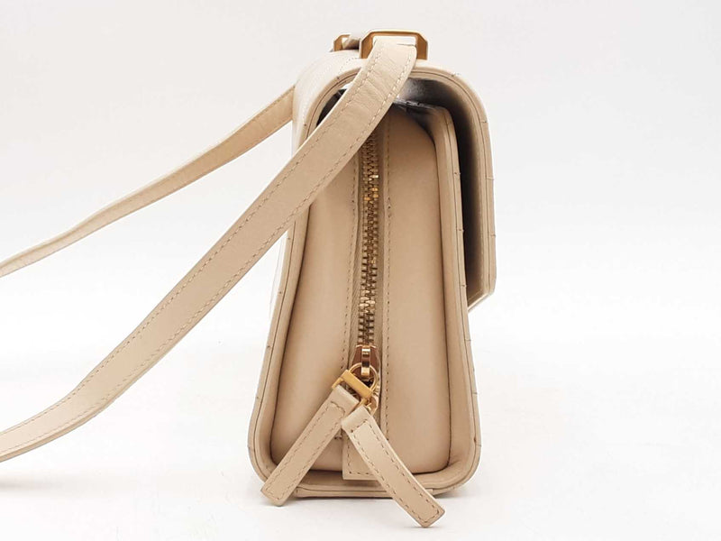 Chanel Medal Envelope Flap Bag Calfskin Beige Aa0725owzxsa