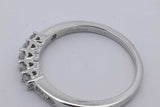 0.19cttw Diamond Ring In 14k White Gold 2.4 Grams Size 7.25 Eb0326lixsa