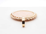 1887 Liberty Head $20 Coin 22k Pendant In 10k Yellow Gold Rope Bezel Setting 45.3 Grams Fw0526lrzxdu