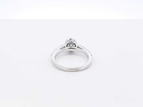 0.41 Cttw Diamond & 14k White Gold Halo Ring 2.7 Grams Size 4 Fw0625oxzdu