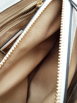 Tory Burch Kira Diamond Quilt Warm White Leather Shoulder Bag Do1225pxzde