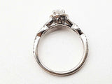 Approx. 1.31 Ctw Diamonds 14k White Gold 3.3g Ring Size 7.25 Do0724exzde