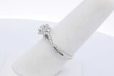 0.27cttw Diamond Ring In 10k White Gold 2.1 Grams Size 7 Eb0426lxzde