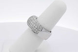 1.64cttw Diamond Ring In 18k White Gold 12.8 Grams Size 6 Eb0626loxzsa