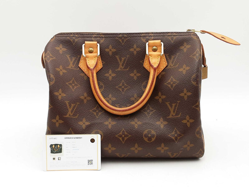 Louis Vuitton Speedy 25 Monogram Canvas Handbag Sd0325wzxsa