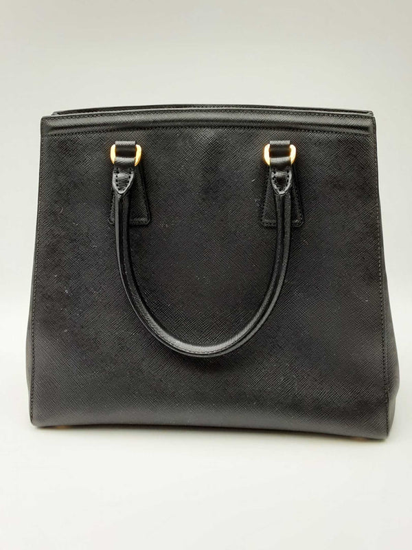 Prada Double Zip Saffiano Leather Shoulder Bag Eb0924wrxdu