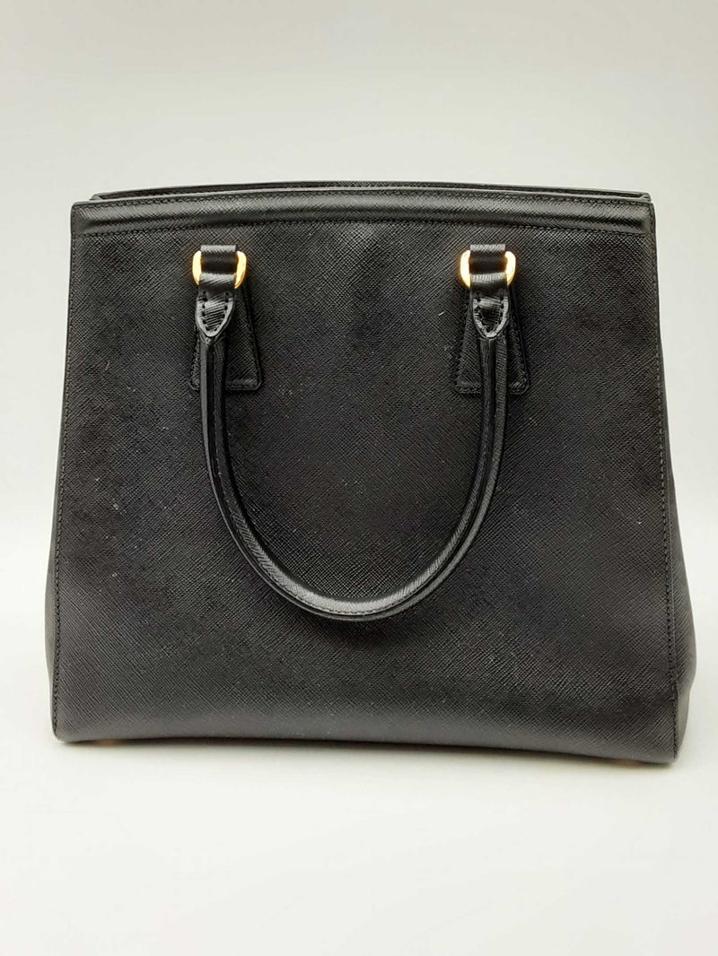 Prada Double Zip Saffiano Leather Shoulder Bag Eb0924wrxdu