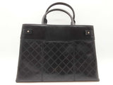 Michael Kors Gramercy Black Chain Logo Leather Satchel Tote Bag Do0826rxde