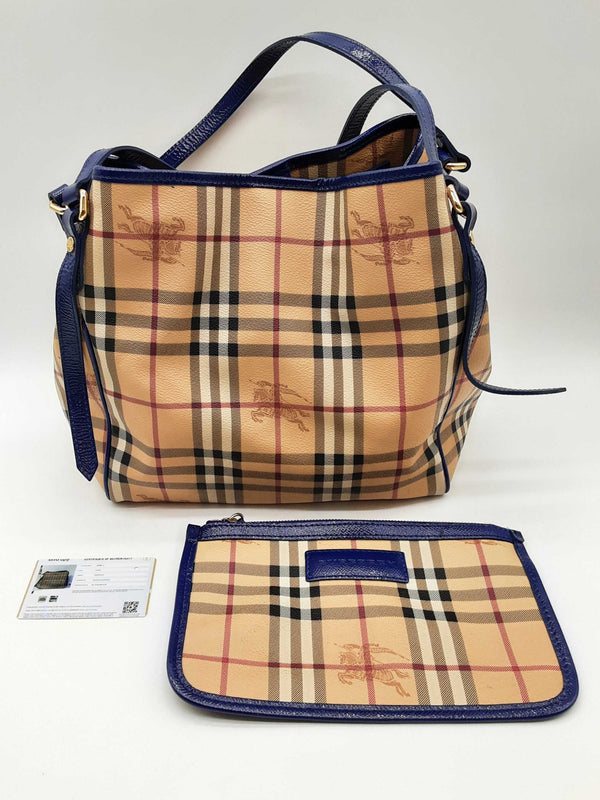 Burberry Canterbury Haymarket Coated Canvas Tote Bag Do1224loxde