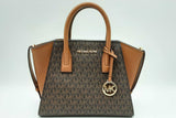 Michael Kors Avril Logo Top Zip Satchel Eb0824pxdu