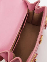 Balmai B-buzz 23 Mini Top Handle Bag In Pink Leather Fw0826ozxdu