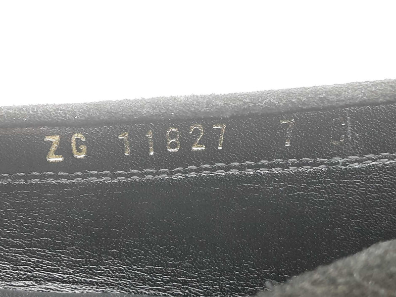 Salvatore Ferragamo Black Suede Loafers Size Us 7c Do0525