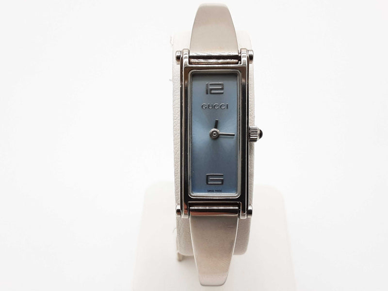 Gucci 1500l 12mm Blue Dial Stainless Steel Quartz Watch Do0325lorde