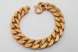 24k Yellow Gold Cuban Link Bracelet 132.6 Grams 8 Inch Eb0726lwxxzsa