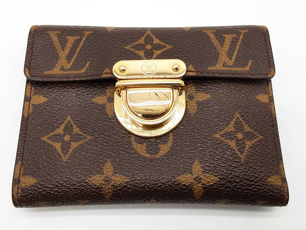 Louis Vuitton Koala Brown Monogram Coated Canvas Trifold Wallet Do0725wxzde