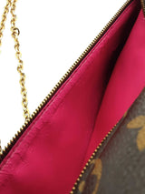 Louis Vuitton Monogram Christmas Animation Pochette Weekend Crossbody Eb626wxzde