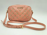 Love Moschino Quilted Heart Pink Leather Crossbody Bag Do1224wxde